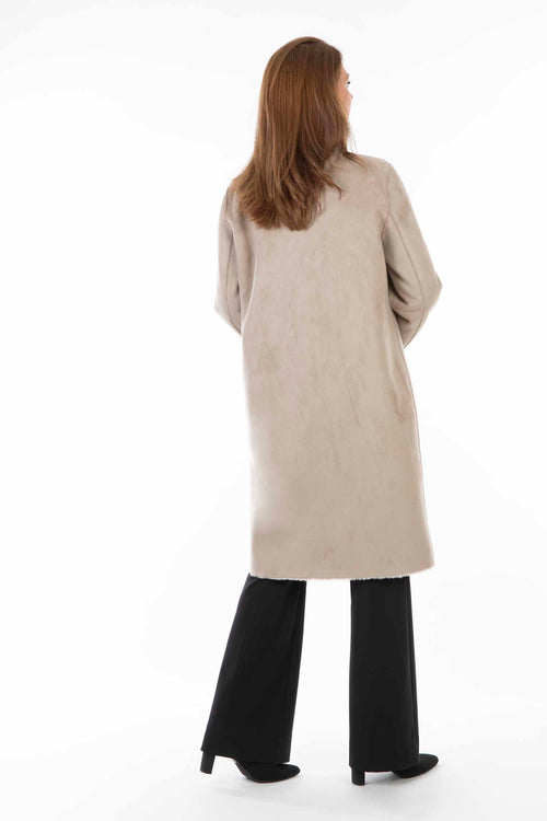 Petite M. Lammfellmantel Imitat Creme Cyber Monday