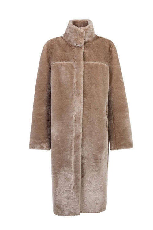 Petite M. Lammfellmantel Imitat Creme Cyber Monday