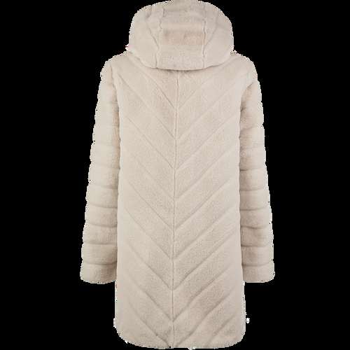 Petite M. Leichte Kunstpelz Jacke mit Kapuze Saisonale Angebote