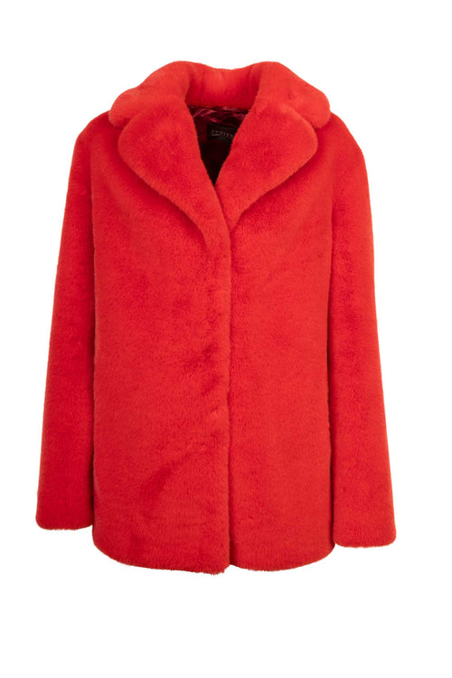 Petite M. Kunstfelljacke Rot Tägliche Deals