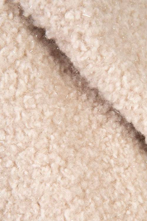 Petite M. Kunstfell Teddymantel mit Glitzer Black Friday Preise