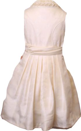 Pezzo D'oro Babydirndl,Taufkleid,Blumenstreudirndl,creme,bestickt VIP-Rabatte