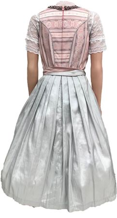 Pezzo D'oro Designer Dirndl Midi rose/silber Festtagsdirndl,Pezzo D&#039;oro Vierteljährliche Förderung