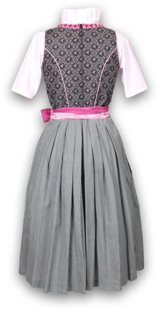 Pezzo D'oro Designer Dirndl, Mididirndl grün/rose Kirwadirndl 70er Lg Bis zu 55% Rabatt