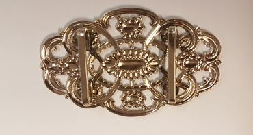 Pezzo D'oro Dirndlspangerl oval,altsilber, Schürzenschließe Trachtenschließe Online