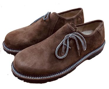 Pezzo D'oro Haferlschuh in Antik Finish braun,Schnürschuh,echt Leder, Limitierter Zeitrabatt