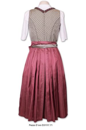 Pezzo D'oro Wiesndirndl, Festtagsdirndl Mididirndl 70cm,oliv/beere Outlet