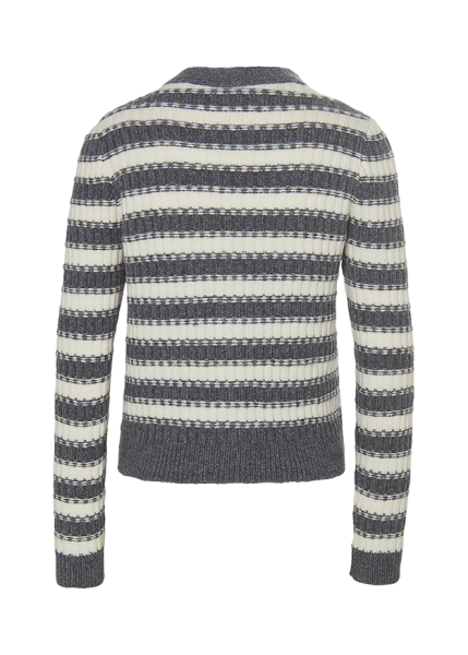 Riani GESTREIFTER CARDIGAN AUS COSY KNIT Heißer Verkauf