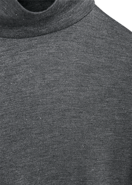 Riani STEHKRAGEN-SHIRT AUS GLAM GREY JERSEY Speichern exportieren