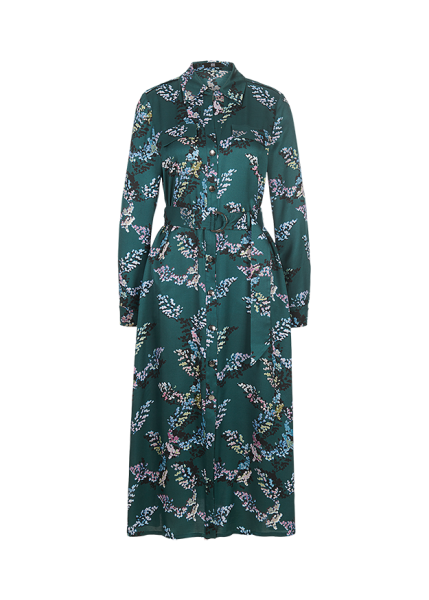 Riani VISKOSEKLEID MIT WINTER FLOWERS PRINT 50% Rabatt für begrenzte Zeit