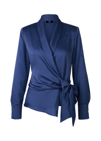 Riani WICKELBLUSE AUS HAMMERED SATIN Limitierter Zeitrabatt
