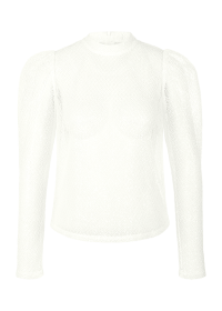 Riani TRANSPARENTE BLUSE MIT STEHKRAGEN Zeitlich begrenztes Angebot
