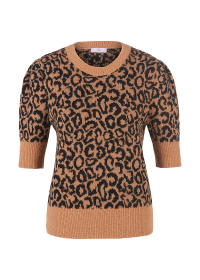 Riani KURZARM-PULLOVER MIT OCELOT PRINT Angebote