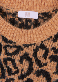 Riani KURZARM-PULLOVER MIT OCELOT PRINT Angebote
