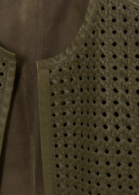 Riani KURZE LEDERJACKE MIT NETZOPTIK Verkauf