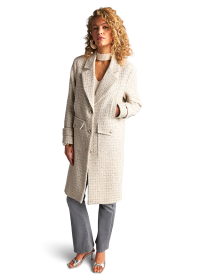 Riani SHINY-TWEED-MANTEL Saisonschlussverkauf