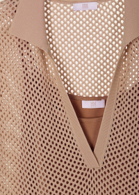 Riani NETZGESTRICKTES POLOKLEID Bis zu 65% Rabatt
