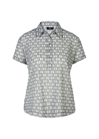 Riani POLOSHIRT MIT LOGO TULLE Super Rabatt