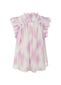 Riani ÄRMELLOSE BLUSE MIT IKAT PRINT Letzte 2 Tage