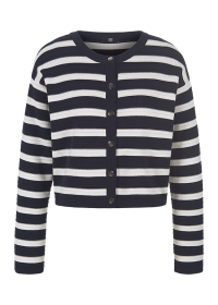 Riani GESTREIFTER CARDIGAN AUS ORGANIC COTTON Günstiger Verkauf