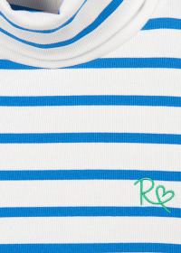 Riani GESTREIFTES ROLLKRAGEN-SHIRT Meist gekauft