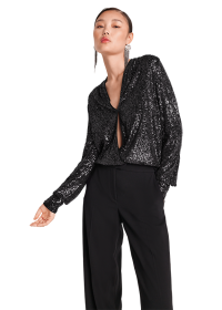Riani PAILLETTENBLUSE MIT V-AUSSCHNITT Riesige Rabatte