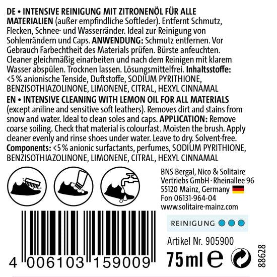 Schuhwerk Schwangau Solitaire Sneaker Cleaner Räumungsverkauf