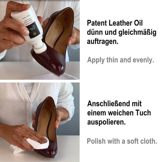 Schuhwerk Schwangau Solitaire Lack Lederöl Tiefpreis