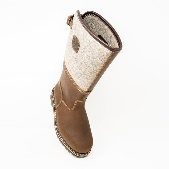 Schuhwerk Schwangau Trabert Filzstiefel Natur (Unisex) AW Branding Fabrikpreis