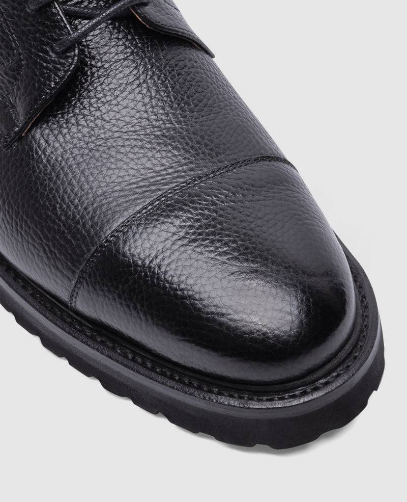 Shoepassion Winston CDB6 Derby Boot in Schwarz - Henry Stevens Shoepassion Top Angebot