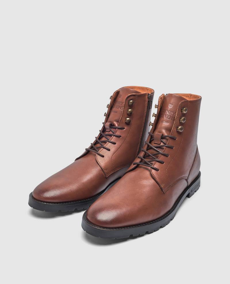 Shoepassion Wallace PDB Derby Boot in Dunkelbraun - Henry Stevens Shoepassion Saisonale Angebote