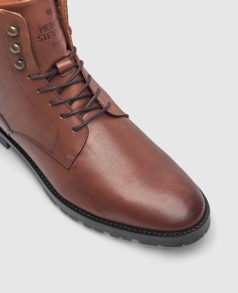 Shoepassion Wallace PDB Derby Boot in Dunkelbraun - Henry Stevens Shoepassion Saisonale Angebote