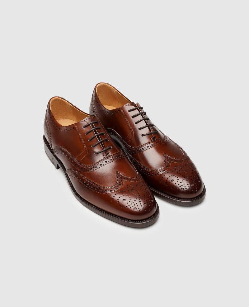 Shoepassion Rahmengenähter Full-Brogue Oxford Herrenschuh Henry Stevens Shoepassion Tiefpreis