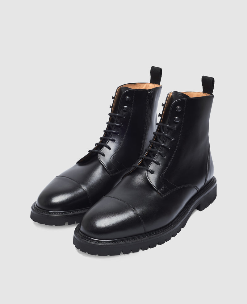Shoepassion Jones CDB3 Derby Boot in Schwarz - Henry Stevens Shoepassion Begrenzte Freigabe