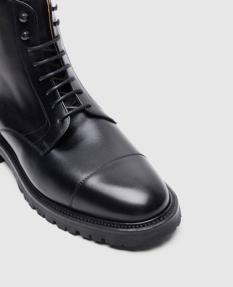 Shoepassion Jones CDB3 Derby Boot in Schwarz - Henry Stevens Shoepassion Begrenzte Freigabe