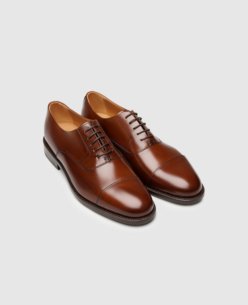 Shoepassion Rahmengenähter Captoe Oxford Herrenschuh Henry Stevens Shoepassion zollfrei