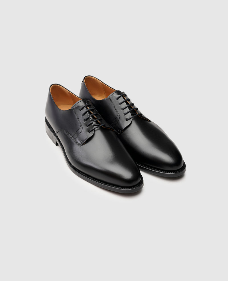 Shoepassion Rahmengenähter Plain Derby Herrenschuh aus Leder Henry Stevens Shoepassion 50% Rabatt für begrenzte Zeit