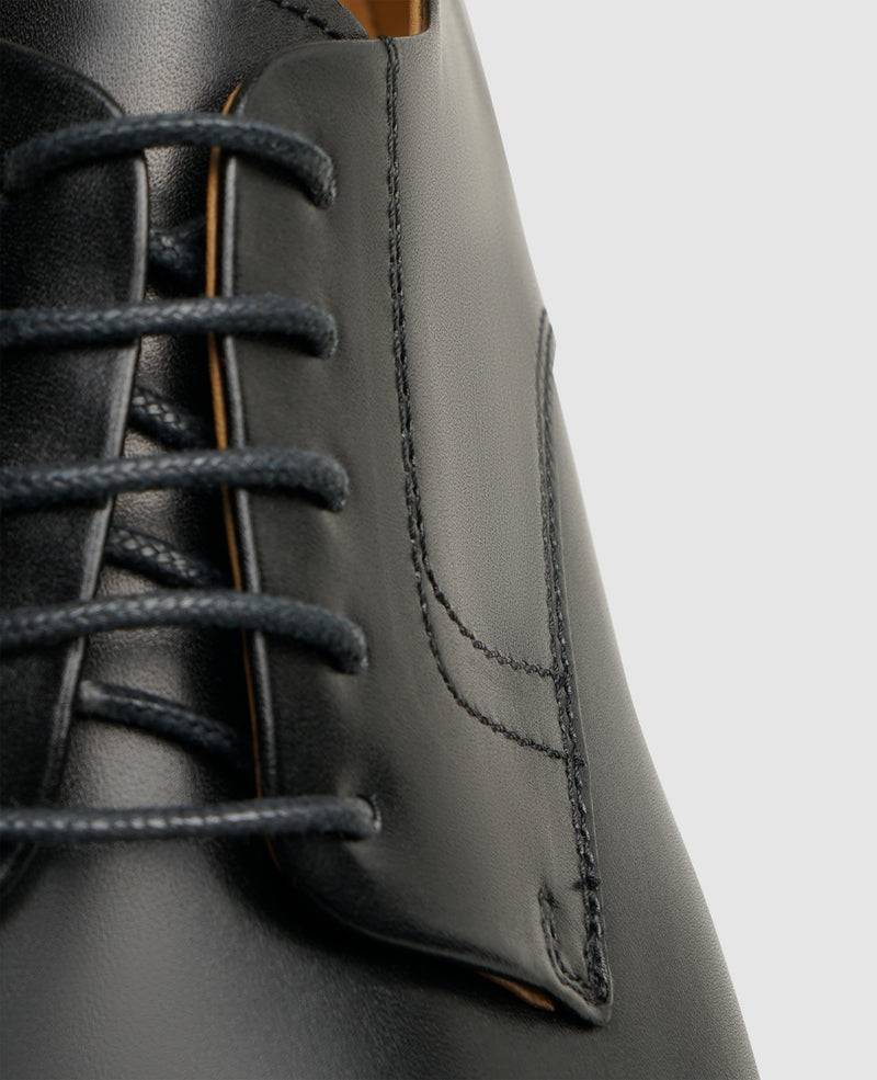 Shoepassion Rahmengenähter Plain Derby Herrenschuh aus Leder Henry Stevens Shoepassion 50% Rabatt für begrenzte Zeit