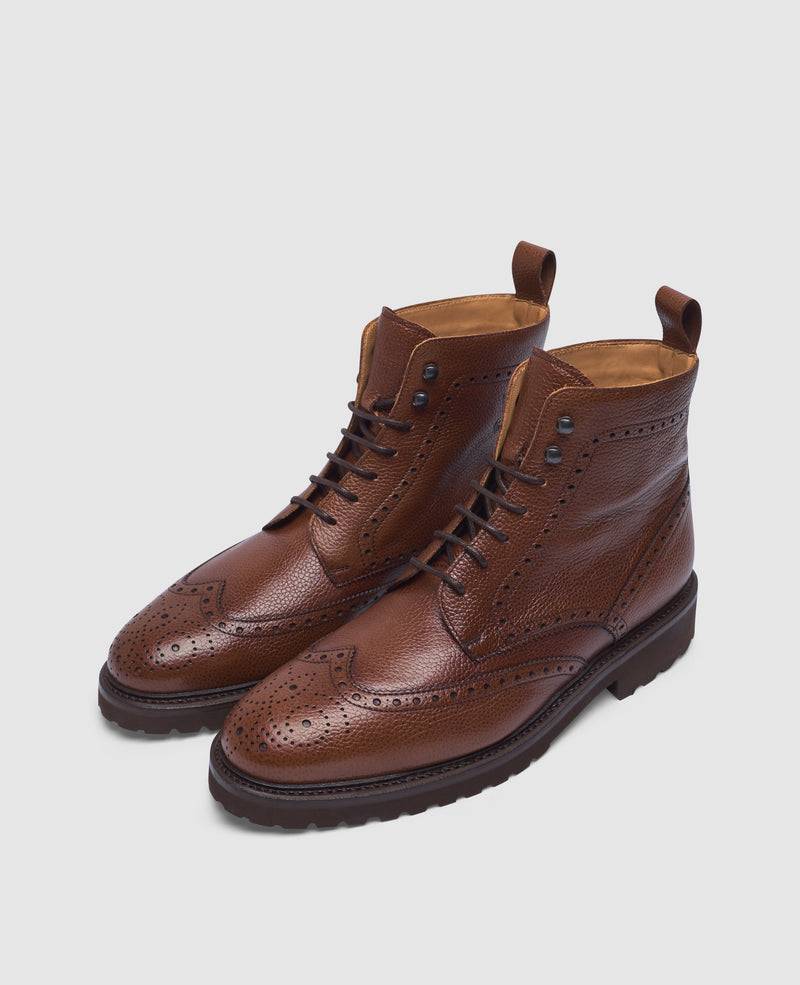 Shoepassion Winston FBDB6 Derby Boot in Mittelbraun - Henry Stevens Shoepassion Outlet