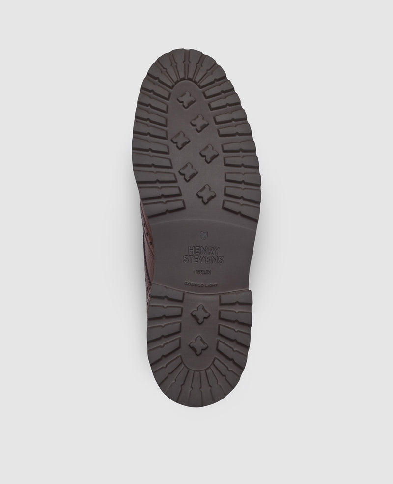 Shoepassion Winston FBDB6 Derby Boot in Mittelbraun - Henry Stevens Shoepassion Outlet