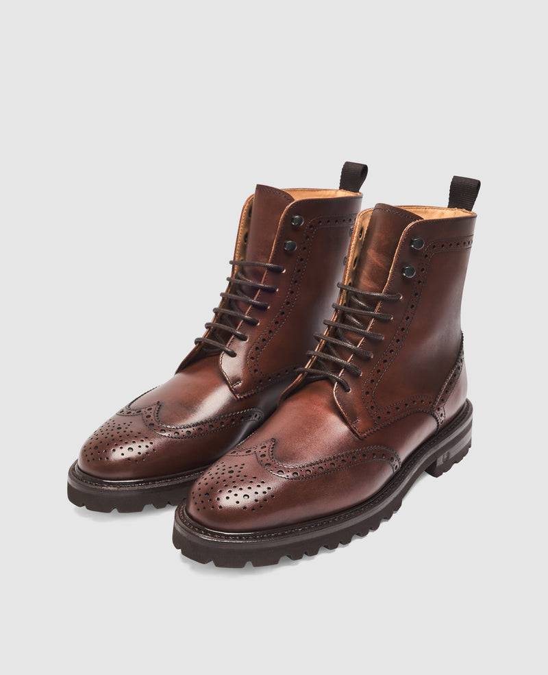 Shoepassion Bonnie FBDB5 Derby Boot in Mittelbraun - Henry Stevens Shoepassion Sonderangebot