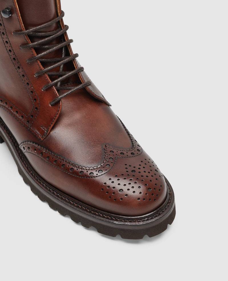 Shoepassion Bonnie FBDB5 Derby Boot in Mittelbraun - Henry Stevens Shoepassion Sonderangebot