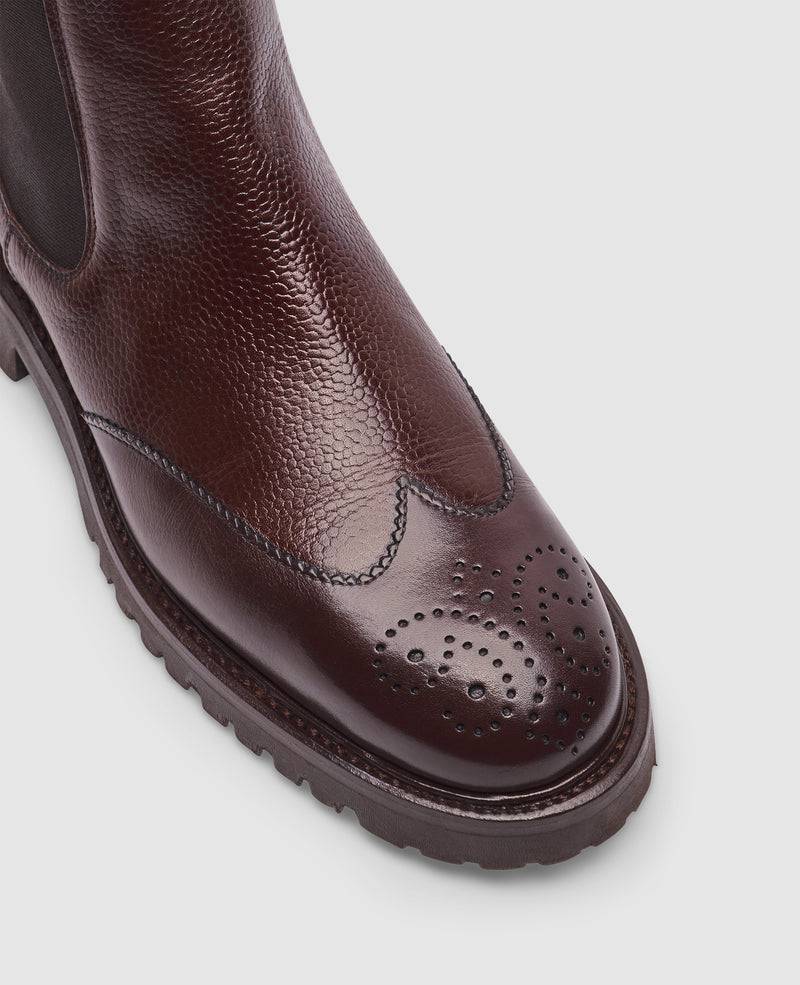 Shoepassion Bonnie FBCB3 Chelsea Boot in Dunkelbraun - Henry Stevens Shoepassion Begrenztes Angebot