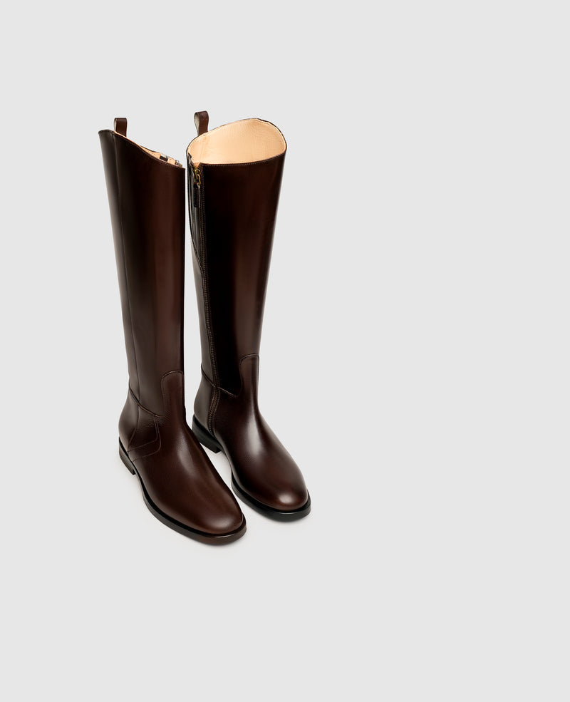 Shoepassion Klassischer Glattleder-Schaftstiefel für Damen Henry Stevens Shoepassion Cyber Monday