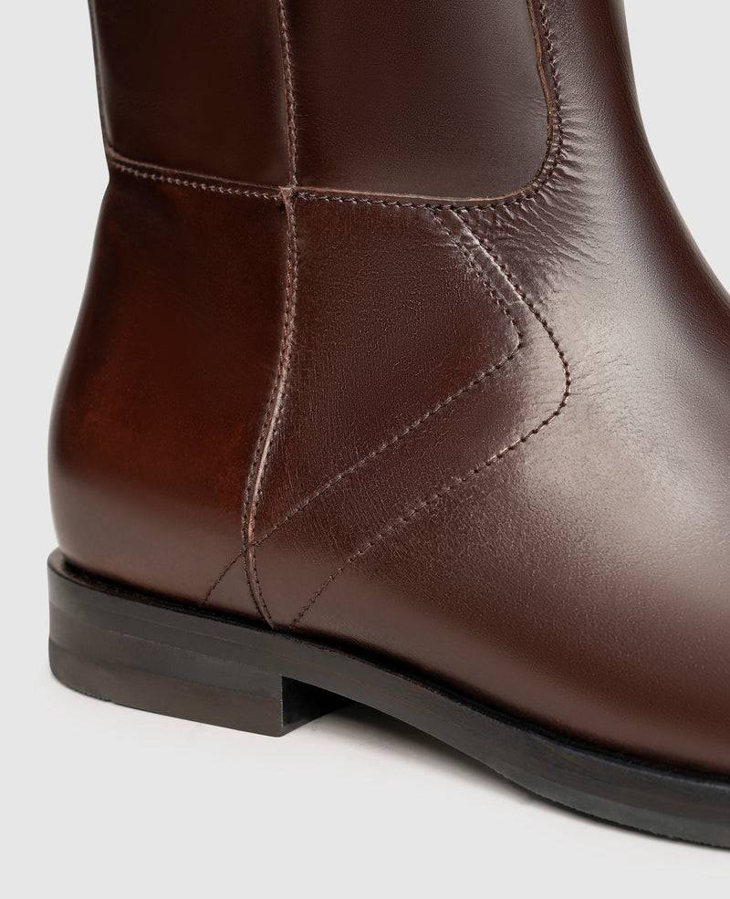 Shoepassion Klassischer Glattleder-Schaftstiefel für Damen Henry Stevens Shoepassion Cyber Monday