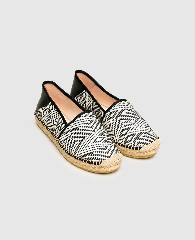 Shoepassion Gemusterte Espadrilles aus Textil Henry Stevens Shoepassion Vatertagsangebot