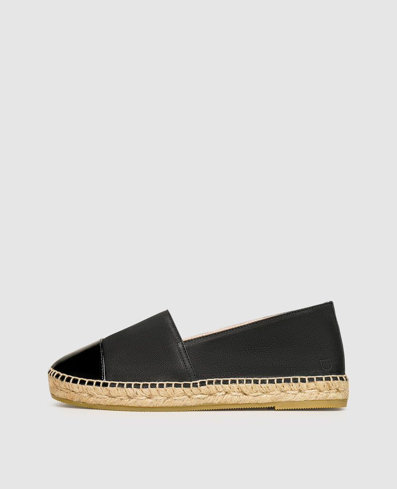 Shoepassion Damen-Espadrilles aus Nubuk und Lackleder Henry Stevens Shoepassion Top Angebot