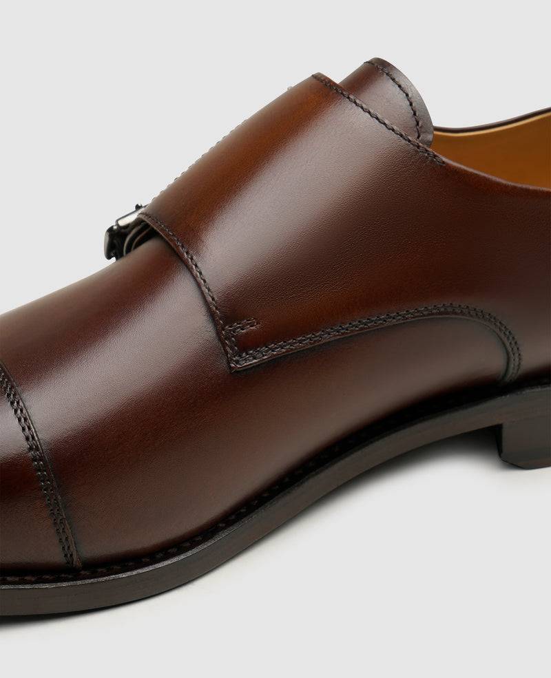 Shoepassion Rahmengenähter Herren Doppel-Monkstrap mit Patina Henry Stevens Shoepassion Bis zu 65% Rabatt
