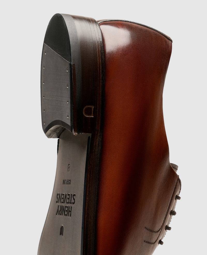 Shoepassion Rahmengenähter Herren Wholecut mit Patina Henry Stevens Shoepassion Discount Store für neue Produkte