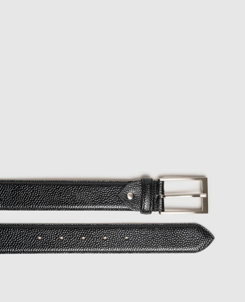 Shoepassion Markanter Herrengürtel aus Scotchgrain Leder Henry Stevens Shoepassion Sonderangebot der Fabrik